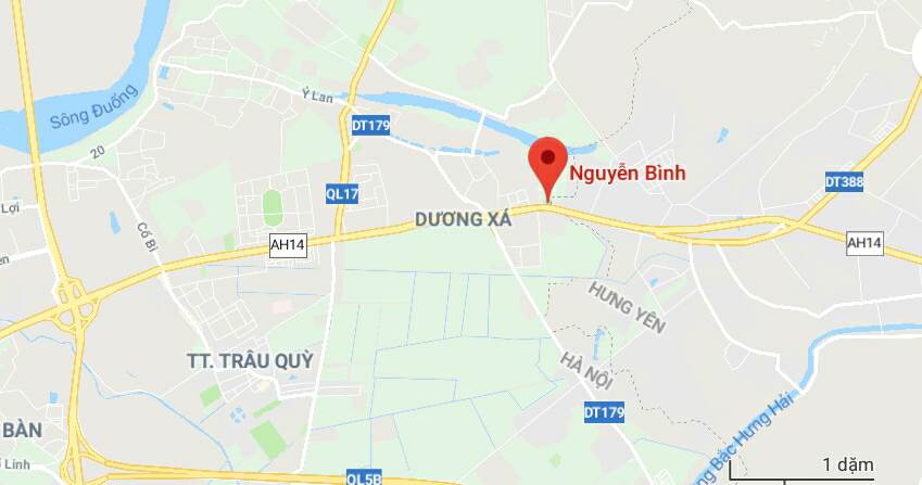Đường Nguyễn Bình, huyện Gia Lâm, Hà Nội